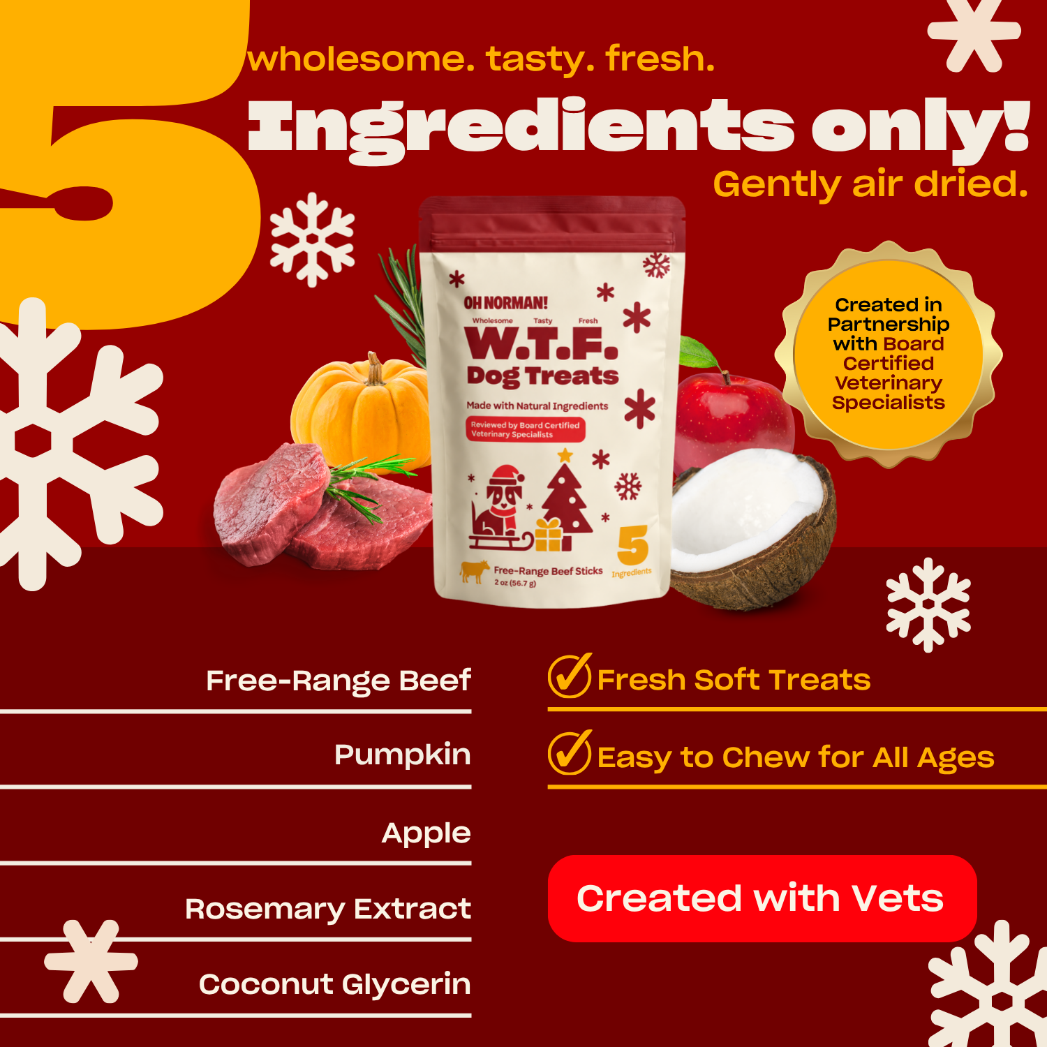 WTF HOLIDAY Treats: Free Range Beef Jerky – Oh Norman