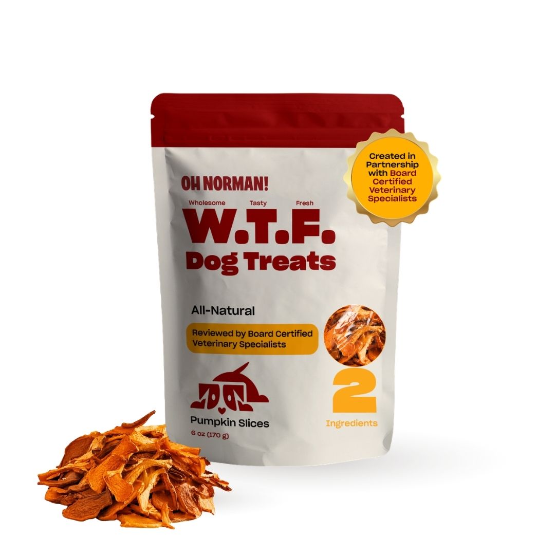 ドッグフード west o- WTF Treats: Pumpkin Slice Treats for Dogs – Oh Norman