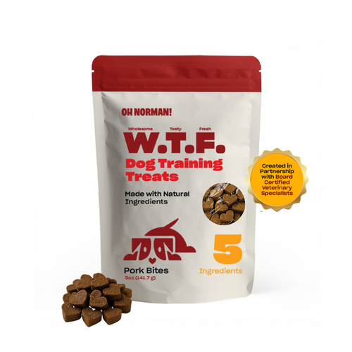 WTF Dog Training Treats – natural soft pork bites for dogs